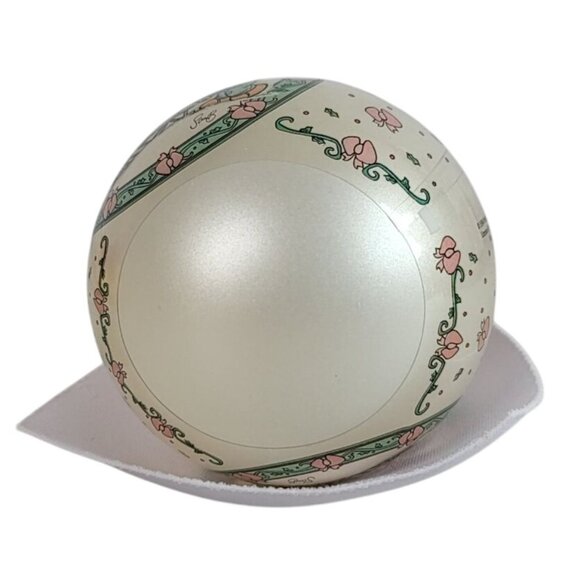 Precious Moments Glass Christmas Ornament Sharing Our Season Together 1995 VTG - Picture 8 of 12